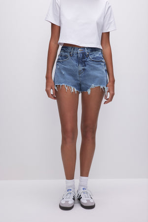 Good '90s Denim Shorts fit module